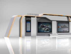 現(xiàn)代都市候車亭-公交候車亭HS-096
